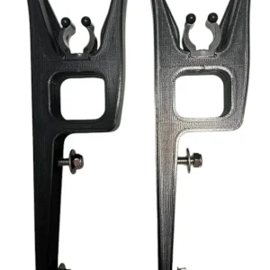Ice fishing pole mount holder kit